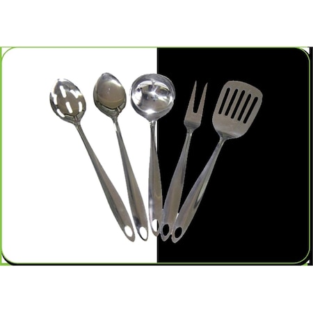 Nu Steel Kitchen Tool Set - Silver TG-RSY-T5